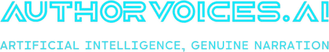 Logo for AI Book Narration Service at AuthorVoices.ai